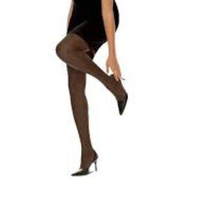 Legacy Legwear Size D Brown Bodyshaping Microfiber Tights Plus Size